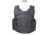 VISM Black Outer Carrier Vest w/Four Level IIIA Ballistic panels, Small, Black, BSO3AVBS