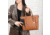 VISM BW6850 PU Leather Purse, Brown, BW6850BR