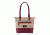 Vism Concealed Carry Printed Tote Bag, Burgundy, BWK002