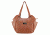Vism Concealed Carry Quilted Hobo Bag, Brown, Large, BWL002