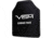 VISM LVL III+ SRT Ceramic/PE Ballistic Plate, 10X12, Curved Shooters Cut, Black, BP3PC1012