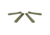 VISM Molle Long 6in Thumb Snap Straps, 4 Pack, Green CVMSL3011G