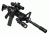 Vism Picatin ny 1in Extended Modular Ring Mount, Black VMFLPRMR