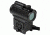 Vism Red &amp; Blue Dot Reflex Optic - 1.7in H with Integrated Green Laser, Black VDBRGLB