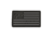 VISM Usa Flag Patch PVC, Black, CVUSAP3029B