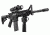 VISM Vertical Grip w/Strobe Flashlight &amp; Red Laser - Gen2, 200 Lumens VAQVGFLRV2