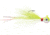VMC Bucktail Jig, Chartreuse White, 1/32oz, BKJ132-CHW