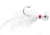 VMC Bucktail Jig, White, 1/32oz, BKJ132-WHT