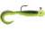 VMC Curl Tail Jig, Black Chartreuse Glow, 1/32oz, CTJ132BLKCHG