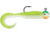 VMC Curl Tail Jig, Green Orange Glow, 1/16oz, CTJ116GOGL