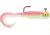 VMC Curl Tail Jig, Pink Chartreuse Glow, 1/16oz, CTJ116PCGL