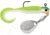 VMC Curl Tail Spin Jig, Green Orange Glow, 1/8oz, CTSJ18GOGL