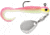VMC Curl Tail Spin Jig, Pink Chartreuse Glow, 1/16oz, CTSJ116PCGL