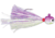 VMC Hot Skirt Glow Jig, Purple Albino, 1/32oz, HSG132-PA