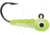 VMC Larvae Jig, 1/100 oz, Glow Chartreuse, LVJ1100GLCH