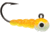 VMC Larvae Jig, 1/100 oz, Orange Chartreuse Glow, LVJ1100OCGL