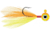 VMC Moon Fly Jig, 1/32 oz, Chartreuse Orange, MFJ132-CO