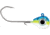 VMC Sleek Jig, 1/4oz Number 2/0 Hook, Blue Fire UV, 4/Pack, SLJ14-BFU