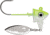 VMC Spin Jig 1/4 Chartreuse Shad 1/4 Oz. 3/0 HK, SPJ14-CHSD