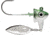 VMC Spin Jig 1/4 Shad 1/4 Oz. 3/0 HK, SPJ14-SD