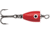 VMC Tungsten Chandelier Jig, 1/8 oz, Glow Red, TCJ18GLRD