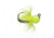 VMC Tungsten Fly Jig, 1/32 oz, Glow Chartreuse, TFJ132GLCH