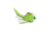 VMC Twitchin Jig 1/2oz., Number 4/0 hook, Glow Green Machine UV, TWCJ12-GGMU