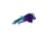 VMC Twitchin Jig 3/8oz., Number 2/0 hook, Glow Bad Smurf UV, TWCJ38-GBSU