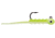 VMC Wax Tail Jig 1/32 oz, Glow Chartreuse, WTJ132GLCH