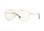 Vogue 23RD STREET VO4140 Progressive Prescription Eyeglasses, 53mm, Gold, VO4140-280-53-PRO