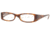 Vogue Eyeglasses VO2547 with No-Line Progressive Rx Prescription Lenses 1624-4817 - Top Havana-brown Glitt 