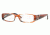 Vogue VO 2590 Eyeglasses Styles Brown/Orange Frame w/Non-Rx 51 mm Diameter Lenses, 1696-5115