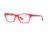 Vogue VO2714 Progressive Prescription Eyeglasses, 52mm, Transparent / Red, VO2714-2693-52-PRO