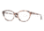 Vogue VO2764 Single Vision Prescription Eyeglasses 2017-5217 - Havana Gray Pink Frame, Demo Lens Lenses