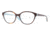 Vogue VO2764 Single Vision Prescription Eyeglasses 2018-5217 - Top Havana/Azure Frame, Demo Lens Lenses