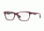 Vogue VO2787 Single Vision Prescription Eyeglasses 2584-53 - Top Dark Red/red Transp Frame