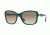 Vogue VO2832SB Single Vision Prescription Sunglasses VO2832SB-22668E-57 - Lens Diameter 57 mm, Frame Color Pine Green Transparent