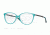 Vogue VO2866 Eyeglass Frames 2181S-55 - Top Matte Aqua Green Transp Frame