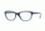 Vogue VO2938B Single Vision Prescription Eyeglasses 2388-52 - Top Dark Blue/blue Transp Frame