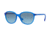 Vogue VO2939S Progressive Prescription Sunglasses VO2939S-22818F-55 - Lens Diameter 55 mm, Frame Color Transparent Electric Blue