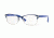 Vogue VO4009 Single Vision Prescription Eyeglasses 5016-52 - Electric Blue/silver Frame