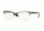 Vogue VO4009 Single Vision Prescription Eyeglasses 997-52 - Brown/Pale Gold Frame