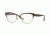 Vogue VO4033 Single Vision Prescription Eyeglasses 997-51 - Brown/Pale Gold Frame
