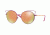 Vogue VO4048S Sunglasses 50535R-52 - Pastel Fuxia Frame, Grey Mirror Rose Gold Lenses