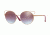 Vogue VO4048S Sunglasses 5075H7-52 - Matte Light Pink Gold Frame, Az Grad Pink Grad Brn Mirr Red Lenses
