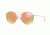Vogue VO4061S Single Vision Prescription Sunglasses VO4061S-50245R-52 - Lens Diameter 52 mm, Frame Color Gold/pink