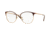 Vogue VO4108 Bifocal Prescription Eyeglasses, 49mm, Havana/Rose Gold, VO4108-5078-49-BI