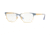Vogue VO4119 Eyeglass Frames 5105-51 - Gold/Brushed Light Blue