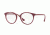 Vogue VO5167 Single Vision Prescription Eyeglasses 2555-50 - Top Dark Red/red Transp Frame