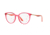 Vogue VO5232 Progressive Prescription Eyeglasses, 50mm, Transparent / Red, VO5232-2677-50-PRO